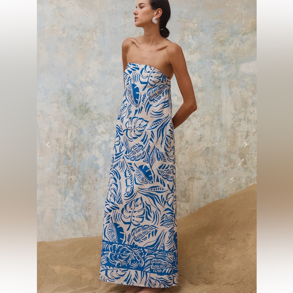Runaway the label- seven wonders Santino maxi dress nwt
